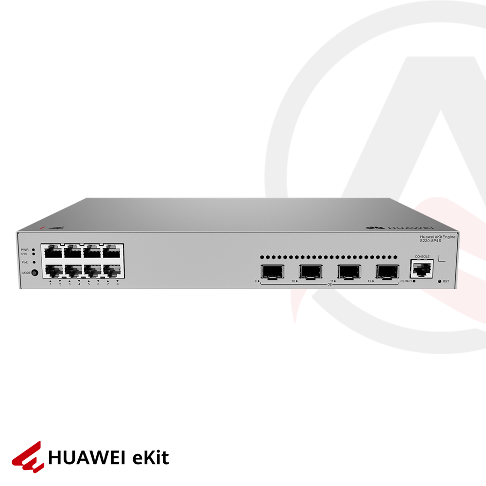 Huawei S110-24LP2SR - 24 Port PoE, 2 Port SFP, 10/100/1000 L2 Yönetilemez Switch, 124W