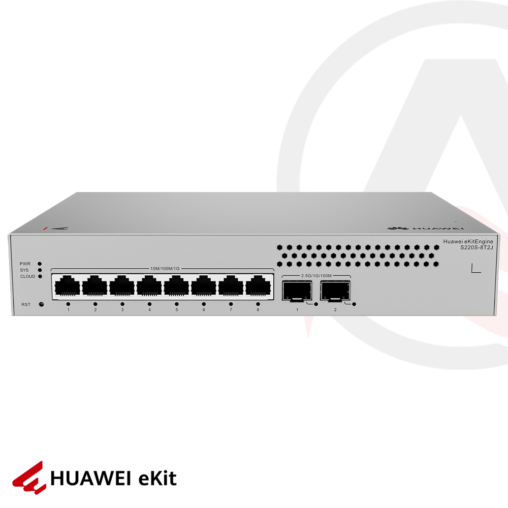 Huawei S220S-8T2J - 8 Port, 2 Port 2.5G SFP Gigabit Switch