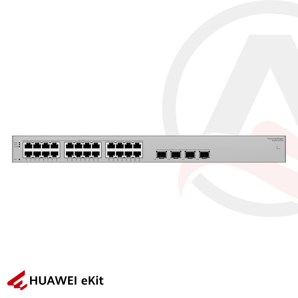 Huawei S220S-24T4JX - 24 Port, 2 Port 2.5G, 2 Port 10G SFP+ Gigabit Switch