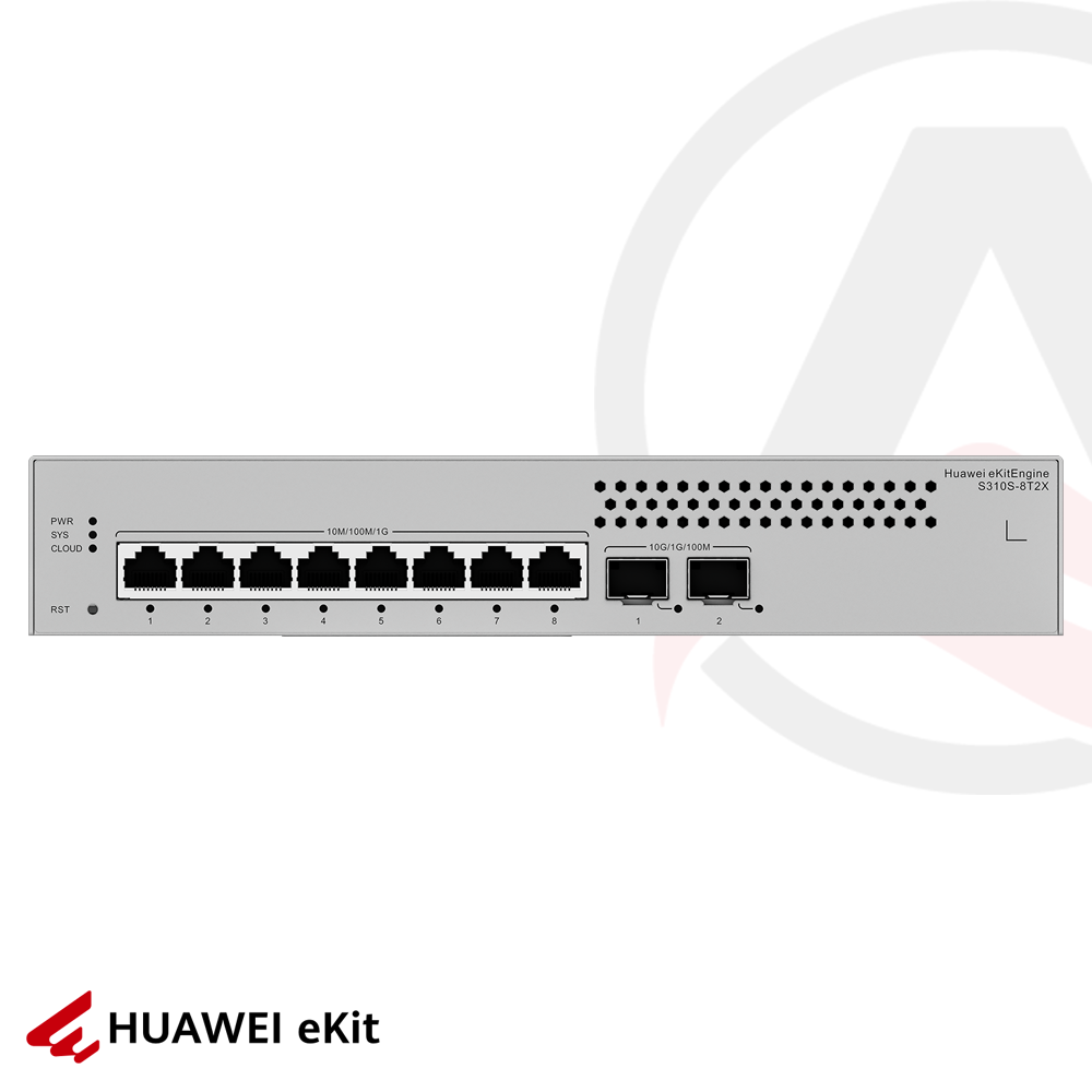 Huawei S310S-8T2X - 8 Port, 2 Port 10G SFP Gigabit Switch