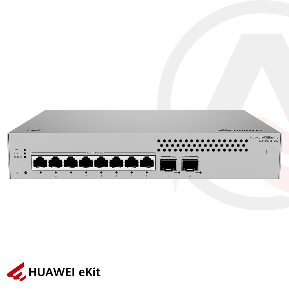 Huawei S310S-8T2X - 8 Port, 2 Port 10G SFP Gigabit Switch